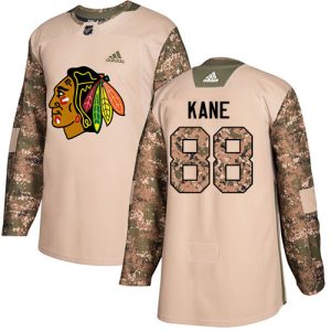 Herren Chicago Blackhawks Eishockey Trikot Patrick Kane #88 Authentic Camo Veterans Day Practice